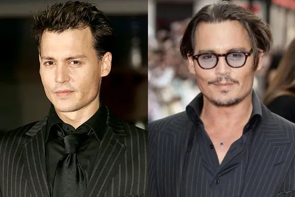 Johnny Depp Plastic Surgery Before and After - Celebrity Sizes